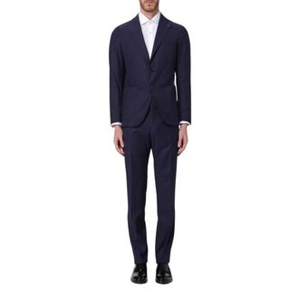 Tagliatore Single Breasted Suits, male, Blue, Size: 2XL Elegant Suit Crafted for a Sophisticated Silhouette