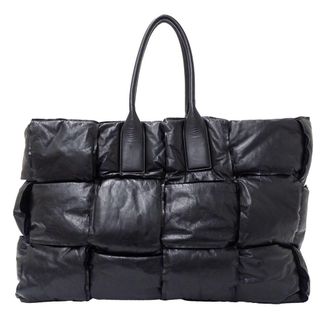 Bottega Veneta Black Leather Tote Bag (Pre-Owned)