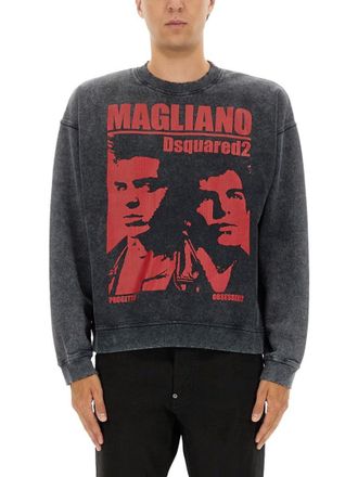 Dsquared2 Washed Black Sweatshirt