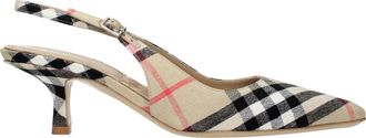 Burberry Damess Sandalen Stof Beige