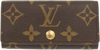 Louis Vuitton Pre-owned Fabric key-holders - Dames - Vintage Accessoires - Bruin - ONE Size - Vintage
