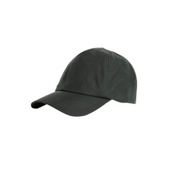 Barbour Gewaxte sportpet - Heren - Accessoires - Groen - Maat: ONE Size Katoen