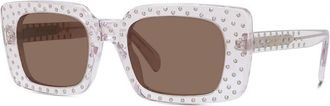 Celine Ladies Black Square Sunglasses CL4213IS 27E