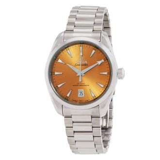 Omega Seamaster Aqua Terra Automatic Chronometer Saffron Dial Unisex Watch 220.10.38.20.12.001