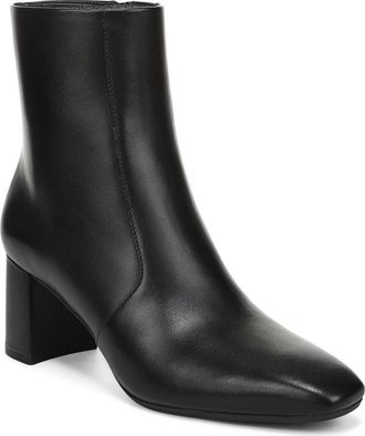 Vince Tegan Leather Bootie in Black at Nordstrom, Size 6.5