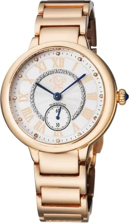 Gevril Group Rome Quartz White Dial Ladies Watch 12209B