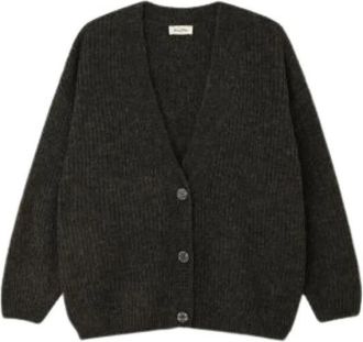 American Vintage East Cardigan - Dames - Truien - Grijs - Maat: M/L Wol