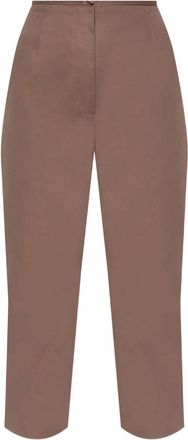 Cult Gaia Pantaloni crop sartoriali - Marrone