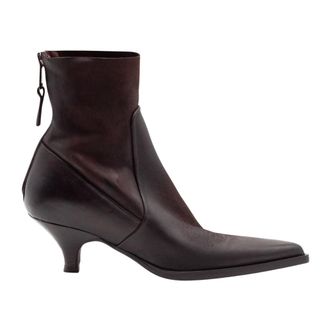 Elena Iachi E4171 Boston Boot - Dames - Schoenen - Bruin - Maat: 37 EU Leer