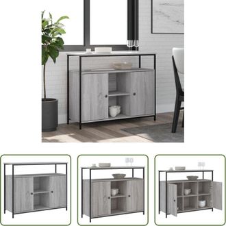 vidaXL vidaXL Credenza multistrato - Credenza Grigio Sonoma 100x35x80 cm in Legno Multistrato