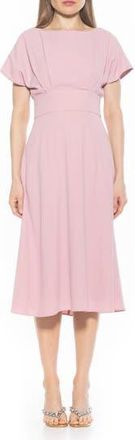 Alexia Admor Lottie Dolman Sleeve Dress in Pink at Nordstrom Rack, Size 8