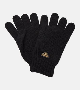 Prada Virgin wool gloves
