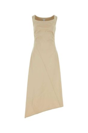 Bottega Veneta Sand stretch cotton dress