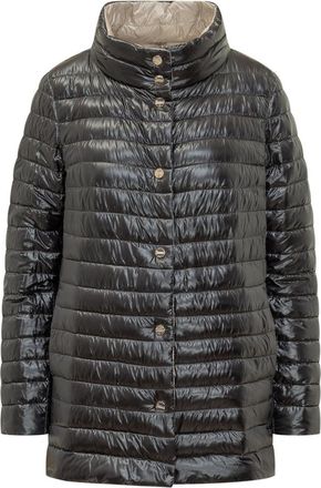 Herno Black Quilted Reversible Jacket