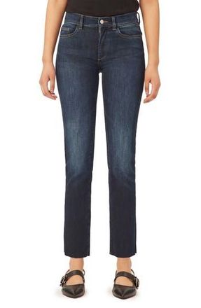 DL1961 Mara Ankle Straight Leg Jeans in Under Current Performance at Nordstrom Rack, Size 24