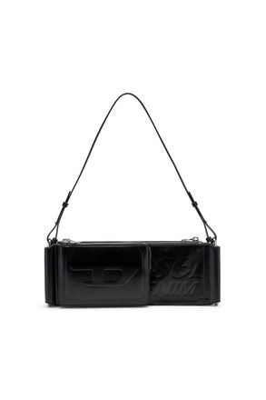 Diesel Flag-D-Modular logo-embossed shoulder bag - Shoulder Bags - Unisex - Black