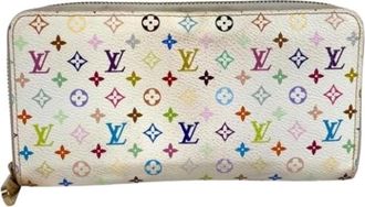 Louis Vuitton Pre-owned Wallets, female, Multicolor, Size: ONE SIZE Pre-owned Canvas Wallet