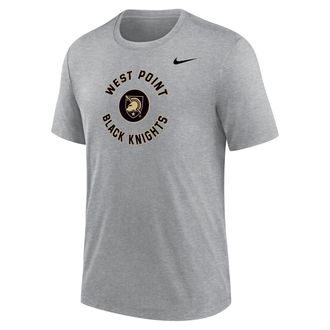 Nike Army Black Knights Nike Mens Football Tri-Blend T-Shirt in Grey | M21372P396USMA-DGH