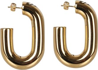 Paco Rabanne Link Hoop Oorbellen - Dames - Oorbellen - Geel - ONE Size - Accessoires