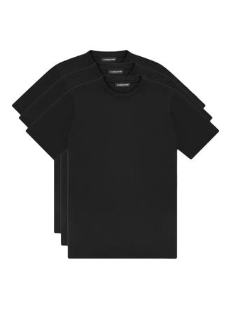 Mani&egrave;re De Voir Luxe crew-neck T-shirt pack (pack of three) - Black