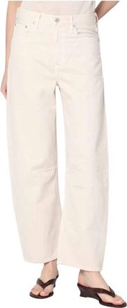 Citizens Of Humanity Katoenen Jeans - Dames - Regular Fit Jeans - Beige - W24 - Katoen - Jeans