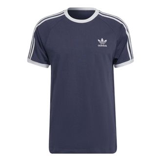 adidas Mens adidas originals Home Short Sleeve Blue Purple T-Shirt HE9545