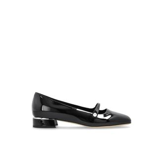 Jimmy Choo London Ballerinas, female, Black, Size: 7 1/2 US Elisa Ballerina