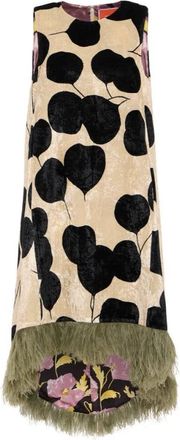 La DoubleJ La Scala High Dress - Dames - Korte kleedjes - Beige - L - Kleedjes