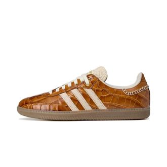 adidas Fitness, Heren, Bruin, 37 1/3 EU, Leer, Samba Wales Bonner