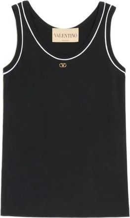 Valentino Mujer, Camisetas, Negro, Talla: L