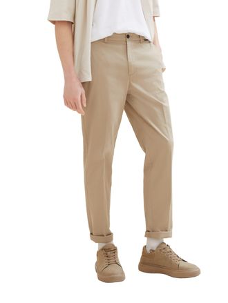 Tom Tailor Denim Chinohose TOM TAILOR DENIM, Herren, Gr. 29, L&auml;nge 34, beige (mink beige), Stoff, Obermaterial: 97% Baumwolle, 3% Elasthan. Futter: 97% Baumwolle, 3% E