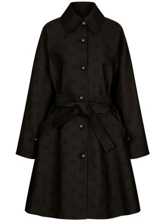 Dolce & Gabbana Cappotto con cintura - Nero