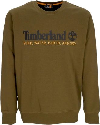 Timberland Earth Elements Crewneck Sweatshirt - Heren - Sweatshirts - Groen - XL - Katoen - Hoodies & sweatvesten