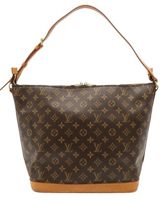 Louis Vuitton Brown Monogram Canvas Shoulder Bag (Authentic Pre-Loved)