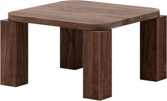 New Works Designer Massivholz Couchtisch Atlas* Eiche geräuchert - 60 x 60 cm