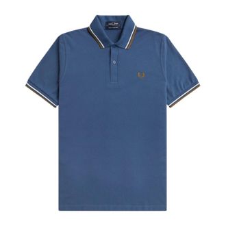 Fred Perry Hombre, Camisetas, Azul, Talla: XS
