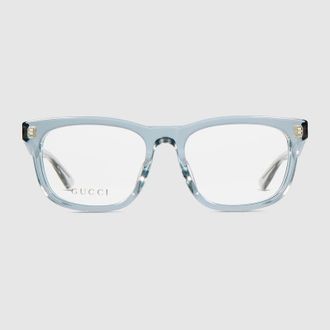 Gucci Rectangular Optical Frame, Grey