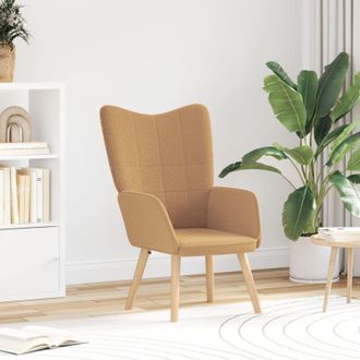 vidaXL Sedia rilassante Beige 62 x 67 x 95.5 cm Tessuto - Vidaxl