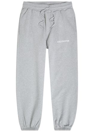 Cole Buxton Sportswear Logo-print Cotton Sweatpants - Grey - XL