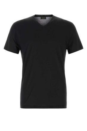 Gucci Black V Neck T-Shirt