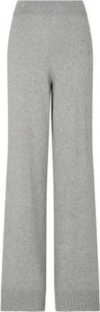 A|X Armani Exchange Wide Broeken - Dames - Wijde Broeken - Grijs - M - Kasjmier - Broeken