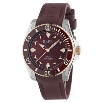 Gucci Dive Automatic 36mm - Dames - Horloges - Bruin - ONE Size - Accessoires