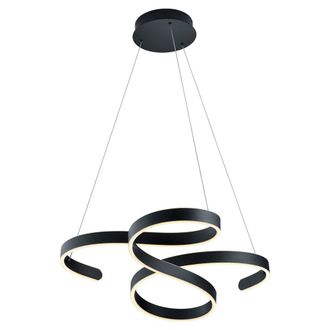 Trio Suspensi&oacute;n Francis Vortici Antracita Led 52w Regulable Iluminaci&oacute;n