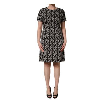 Dolce & Gabbana Short Dresses, female, Black, Size: XS A-line Dress