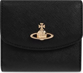 Vivienne Westwood Wallet with logo - female - Vivienne Westwood - Wallets & Cardholders - Black - ONE SIZE - Accessories
