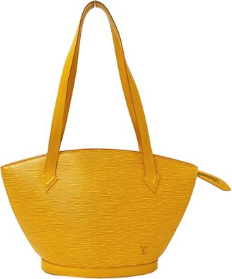 Louis Vuitton Galle Yellow Epi Leather Handbag Shoulder Bag Tote Bag (Pre-Owned)