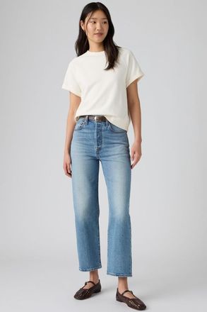 Levi's Jeans Ribcage straight lunghezza alla caviglia - Donna - 23X27 - Lavaggio medio / Should Be Easy