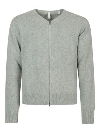 Sunflower Donegal zip-front merino cardigan - men - Merino - M - Green