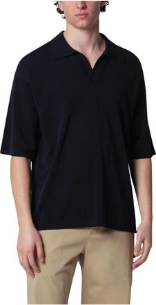 Roberto Collina Polo MC Comfy FIT - Heren - Polos - Blauw - XL - Katoen - Tops