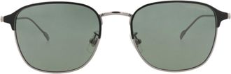 Montblanc Square-Frame Metal Sunglasses